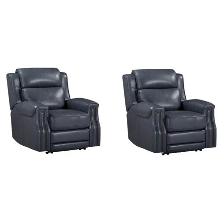 Pemberly Row Contemporary Marina Dream Power Recliner Two Pack