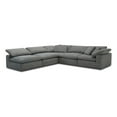 thumbnail image 1 of Pemberly Row Contemporary Mathis Thunder 5 Piece Modular Sectional, 1 of 5