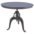 thumbnail image 1 of Pemberly Row Contemporary / Modern Metal Brown Adjustable Crank Table Industrial, 1 of 5