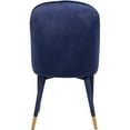 thumbnail image 1 of Pemberly Row Contemporary Navy Velvet Dining Chair (Set of 2), 1 of 4