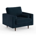 thumbnail image 1 of Pemberly Row Contemporary Performance Velvet Arm Chair in Blue, 1 of 4