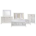 thumbnail image 1 of Pemberly Row Contemporary Queen Storage 5PC Bedroom Set in White, 1 of 32