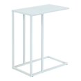 thumbnail image 1 of Pemberly Row Contemporary Rectangular Metal Tray Table in White, 1 of 4