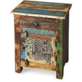 thumbnail image 1 of Pemberly Row Contemporary Rustic Wood Accent Chest Multi-Color, 1 of 3