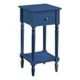 thumbnail image 1 of Pemberly Row Contemporary Square Accent Table in Blue Wood Finish, 1 of 6
