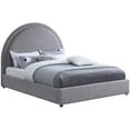 thumbnail image 1 of Pemberly Row Contemporary Transitional Gray Fabric Queen Bed, 1 of 8