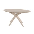 thumbnail image 1 of Pemberly Row Contemporary Wood Oval Dining Table in Light Oak, 1 of 6