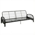 thumbnail image 1 of Pemberly Row Convertible Futon Sofa Frame in Black, 1 of 4