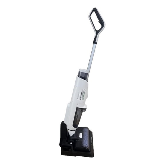 Pemberly Row Cordless Self Cleaning Wet/Dry Vacuum Sweep Mop in White