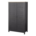 thumbnail image 1 of Pemberly Row Cottage Road Engineered Wood Storage Cabinet in Raven Oak Finish, 1 of 11