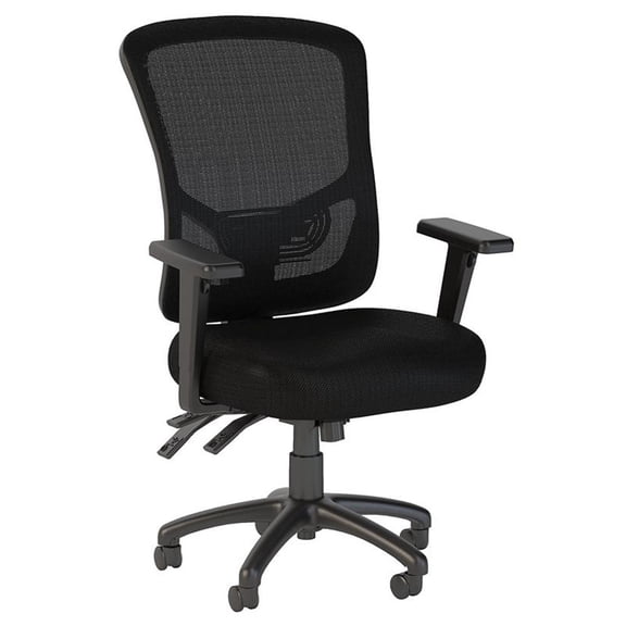 Pemberly Row Custom Comfort High Back Multifunction Mesh Office Chair