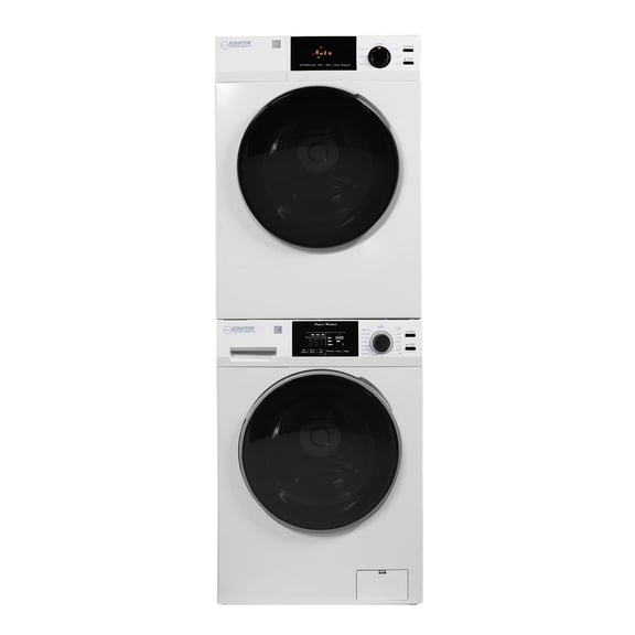 Pemberly Row Deluxe Matching 110VWasher 1.9 cu.ft &Vented Sensor Dryer 4 cu.ft