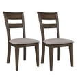 thumbnail image 1 of Pemberley Row Upholstered Gray Side Chair Rectangular Tapered Legs W19 x D24 x H40 Unassembled, 1 of 11