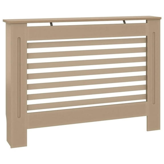 Pemberly Row Durable 44.1" MDF Radiator Cover in Light Brown