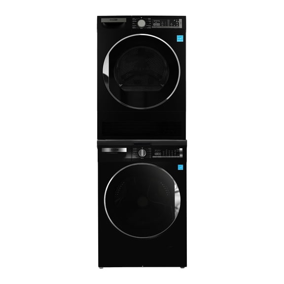 Pemberly Row E-STAR Stackable Washer2.2cf 110 V& Condensing Dryer 4Cf 220V