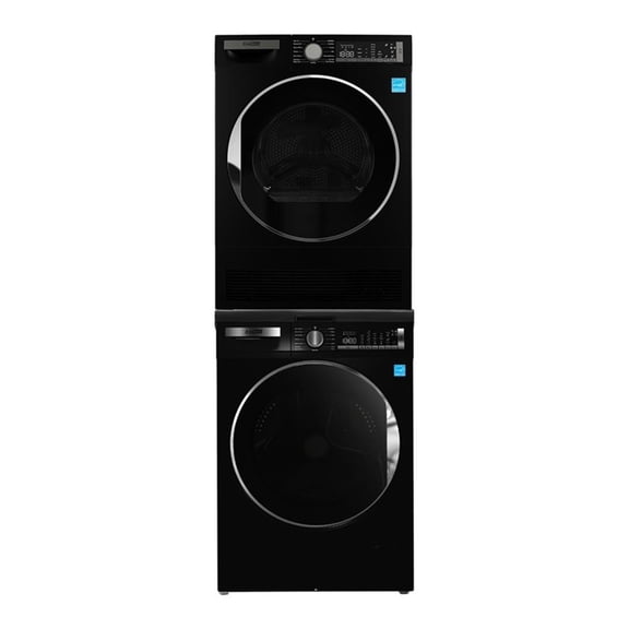 Pemberly Row E-STAR Stackable Washer2.2cf 110 V& Condensing Dryer 4Cf 220V