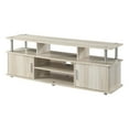 thumbnail image 1 of Pemberly Row Easy Assembly 60" TV Stand Entertainment Console in Cream, 1 of 4