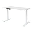 thumbnail image 1 of Pemberly Row Electric Height Adjustable Standing Desk in White, 1 of 9
