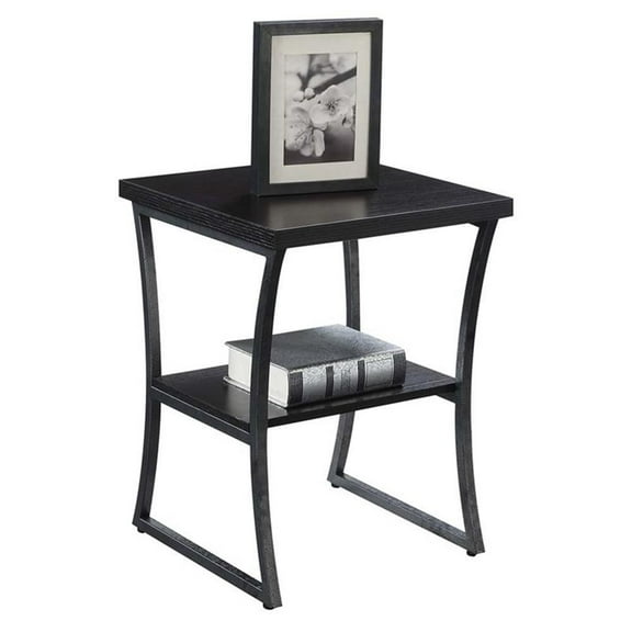 Pemberly Row End Table in Espresso Wood Finish