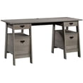 thumbnail image 1 of Pemberly Row Engineered Wood 2-Drawers Executive Desk in Mystic Oak, 1 of 17