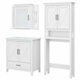 thumbnail image 1 of Pemberly Row Engineered Wood Bathroom Vanity Set with Space Saver in White Ash, 1 of 7