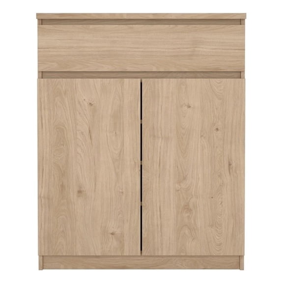 Pemberly Row Engineered Wood Brown Jackson Hickory 1-Drawer 31.65"W Dresser