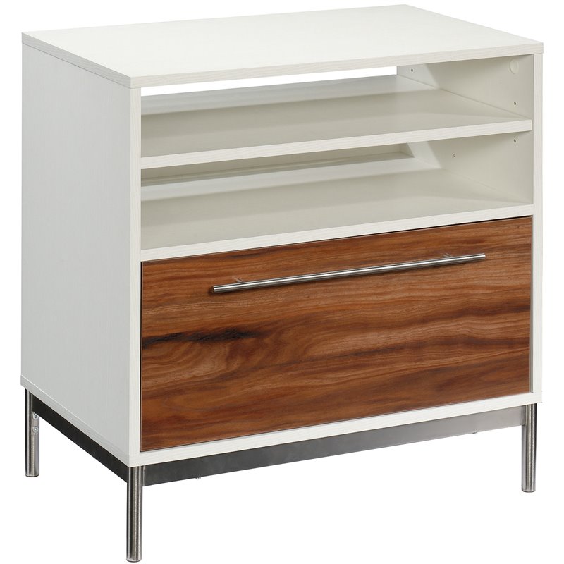 Pemberly Row Engineered Wood Lateral File Storage Cabinet in Pearl Oak - image 1 of 11