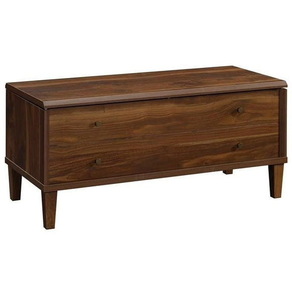 Pemberly Row Engineered Wood Lift-Top Coffee Table in Grand Walnut