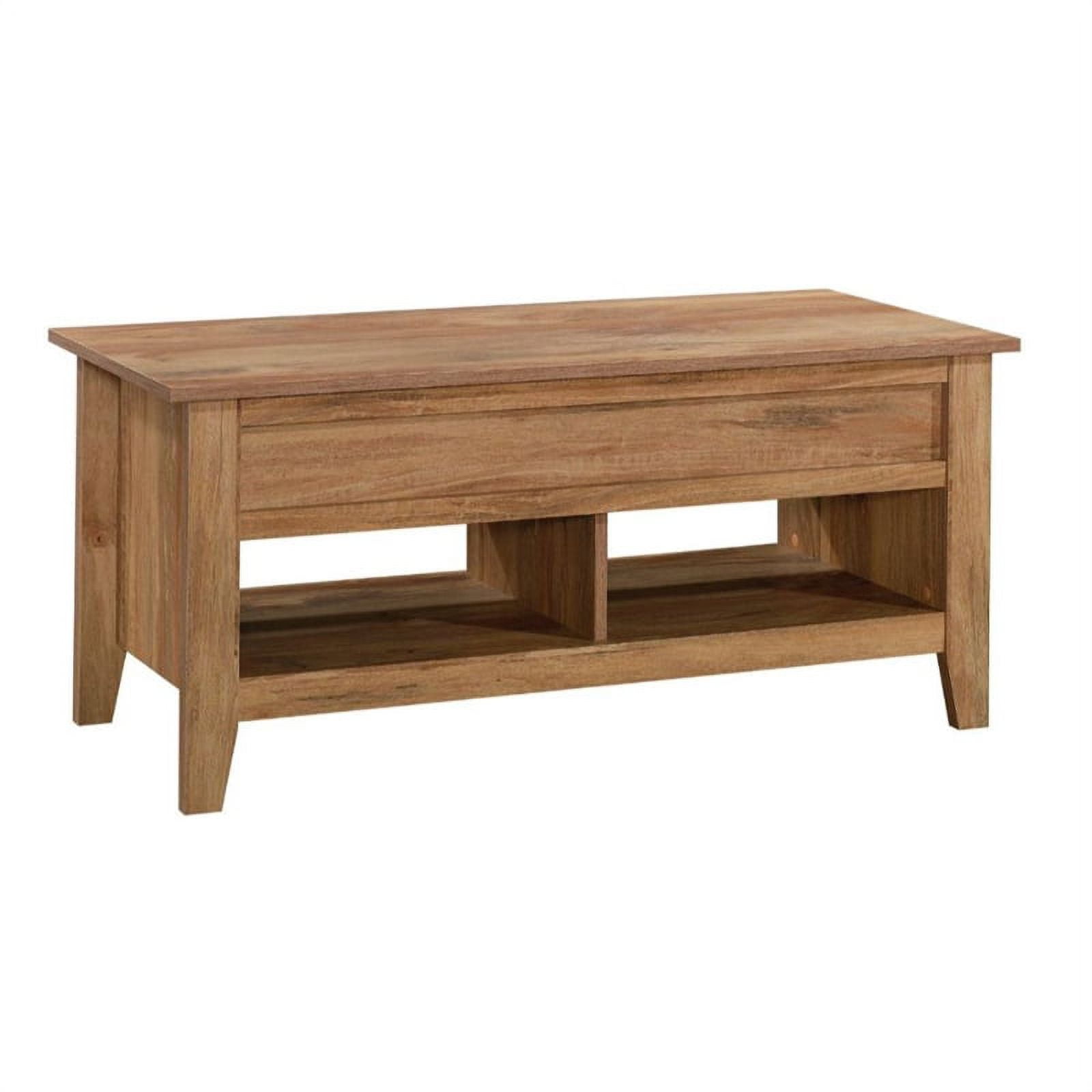 Pemberly Row Engineered Wood Lift Top Coffee Table in Sindoori Mango ...