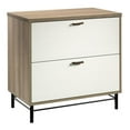 thumbnail image 1 of Pemberly Row Engineered Wood & Metal Lateral File Cabinet in Sky Oak/White, 1 of 9
