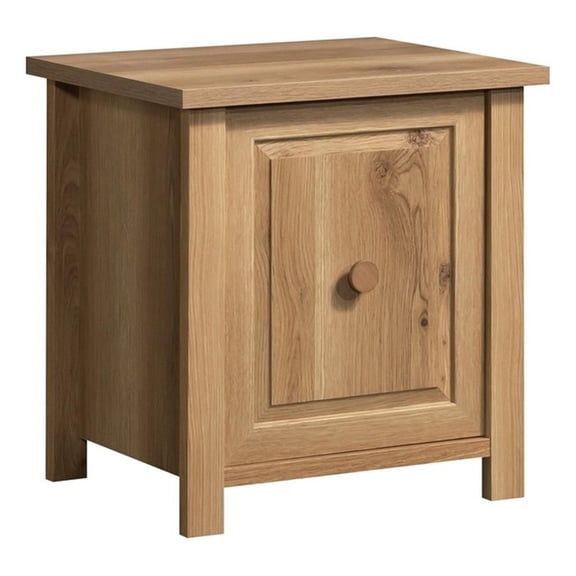 Pemberly Row Engineered Wood Night Stand in Timber Oak Finish