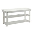 thumbnail image 1 of Pemberly Row Entryway Bench in White, 1 of 3