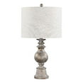 thumbnail image 1 of Pemberly Row Fabric Drum Shade Table Lamp in Oatmeal and Antique Gold, 1 of 5