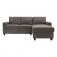 thumbnail image 1 of Pemberly Row Fabric Right Facing Reclining Sectional in Gray, 1 of 10