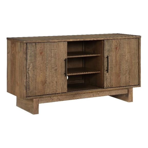 Pemberly Row Farmhouse / Country Dark Driftwood 56" Wood Server