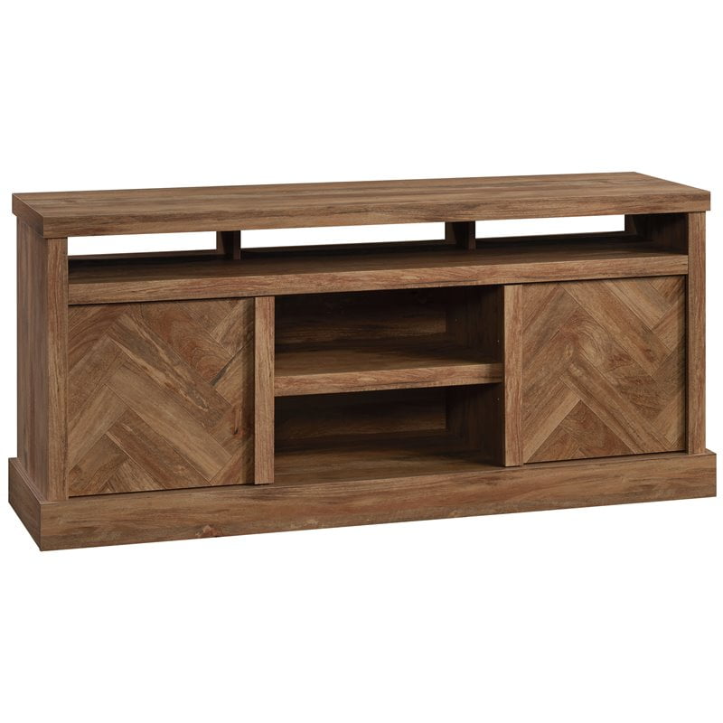 Pemberly Row Farmhouse Engineered Wood TV Credenza for TVs up to 65