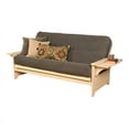 thumbnail image 1 of Pemberly Row Full Futon with Fabric Mattress in Blue and Antique White, 1 of 3