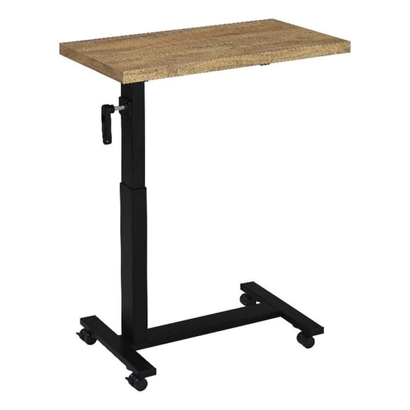 Pemberly Row Height-Adjustable Mobile Bedroom C-Table in Mango