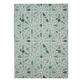 thumbnail image 1 of Pemberly Row Indoor Outdoor Machine Baffin Polyester Accent 3'x5' Rug in Green, 1 of 8