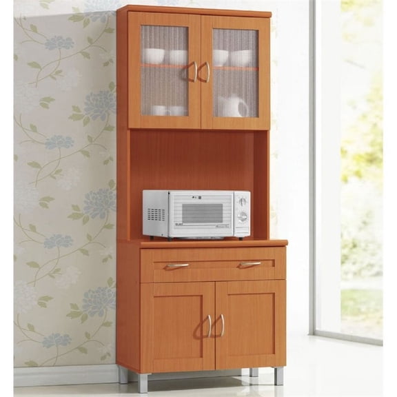 Pemberly Row Kitchen Cabinet in Cherry