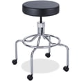 thumbnail image 1 of Pemberly Row Lab/Drafting Chair with High Base and Screw Lift in Black, 1 of 2