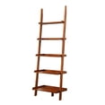 thumbnail image 1 of Pemberly Row Ladder Bookshelf in Cherry Wood Finish, 1 of 3