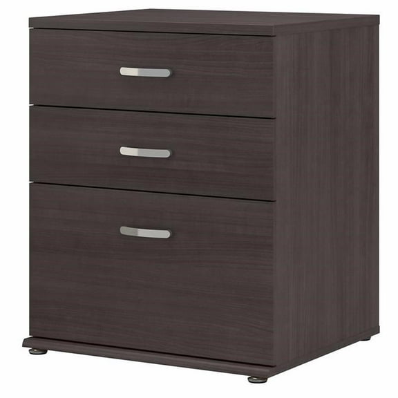 Pemberly Row Laundry Room Cabinet with Drawers in Storm Gray - Engineered Wood