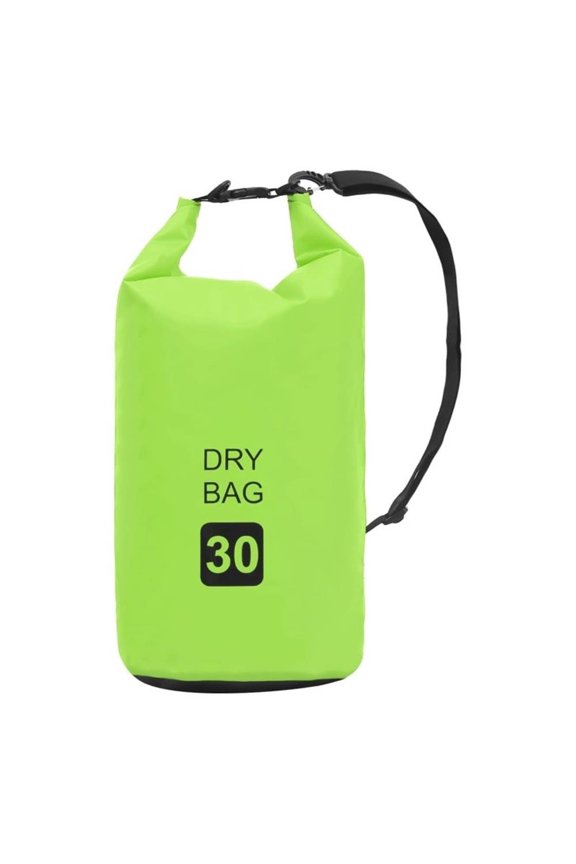Lightweight and Durable 7.9 gal PVC Dry Bag in Green