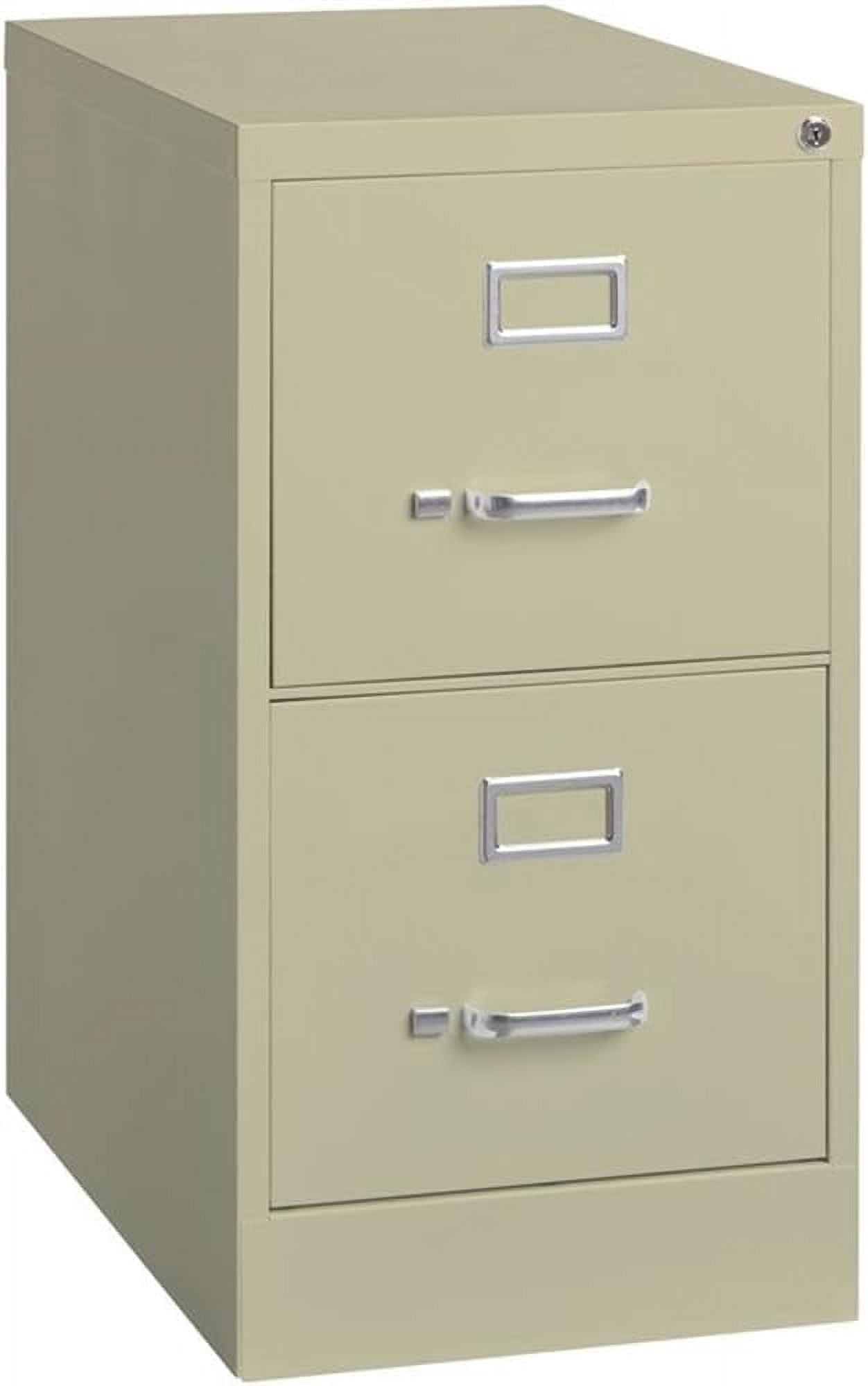 Pemberly Row Lockable Metal Filing Cabinet Pre-Assembled for Home ...