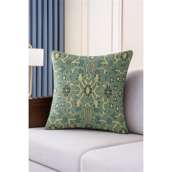 Pemberly Row Luxurious Accent 2 Cushion Covers + Inserts in Multi Color
