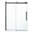 thumbnail image 1 of Pemberly Row Matte Black Shower Kit Base and Door 32" x 60" x 81", 1 of 18