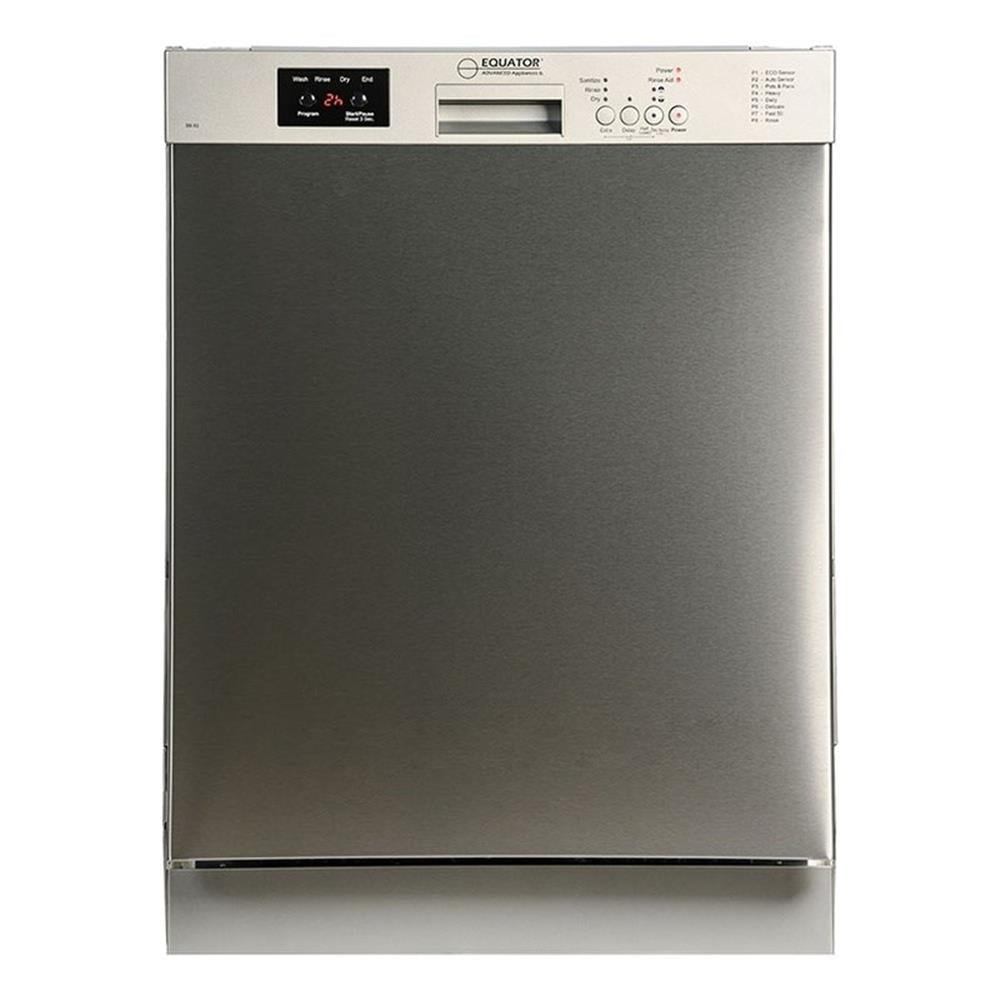 Pemberly Row Metal 24" Built in 14 place Dishwasher in Stainless
