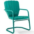 thumbnail image 1 of Pemberly Row Metal Patio Chair in Turquoise (Set of 2), 1 of 11