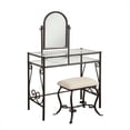 thumbnail image 1 of Pemberly Row Metal Vanity Set in Linen, 1 of 2